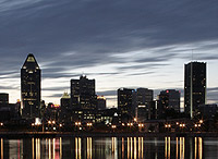 Image de Montréal au crépuscule